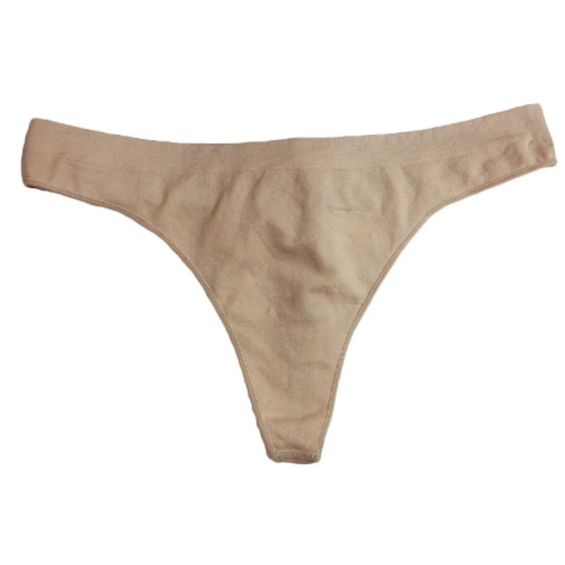 

Сексуальные женские хлопковые трусики с низкой талией, стринги с краями для девочек, дышащие трусы, трусы, бикини с низкой талией, нижнее белье 3XL бежевый
