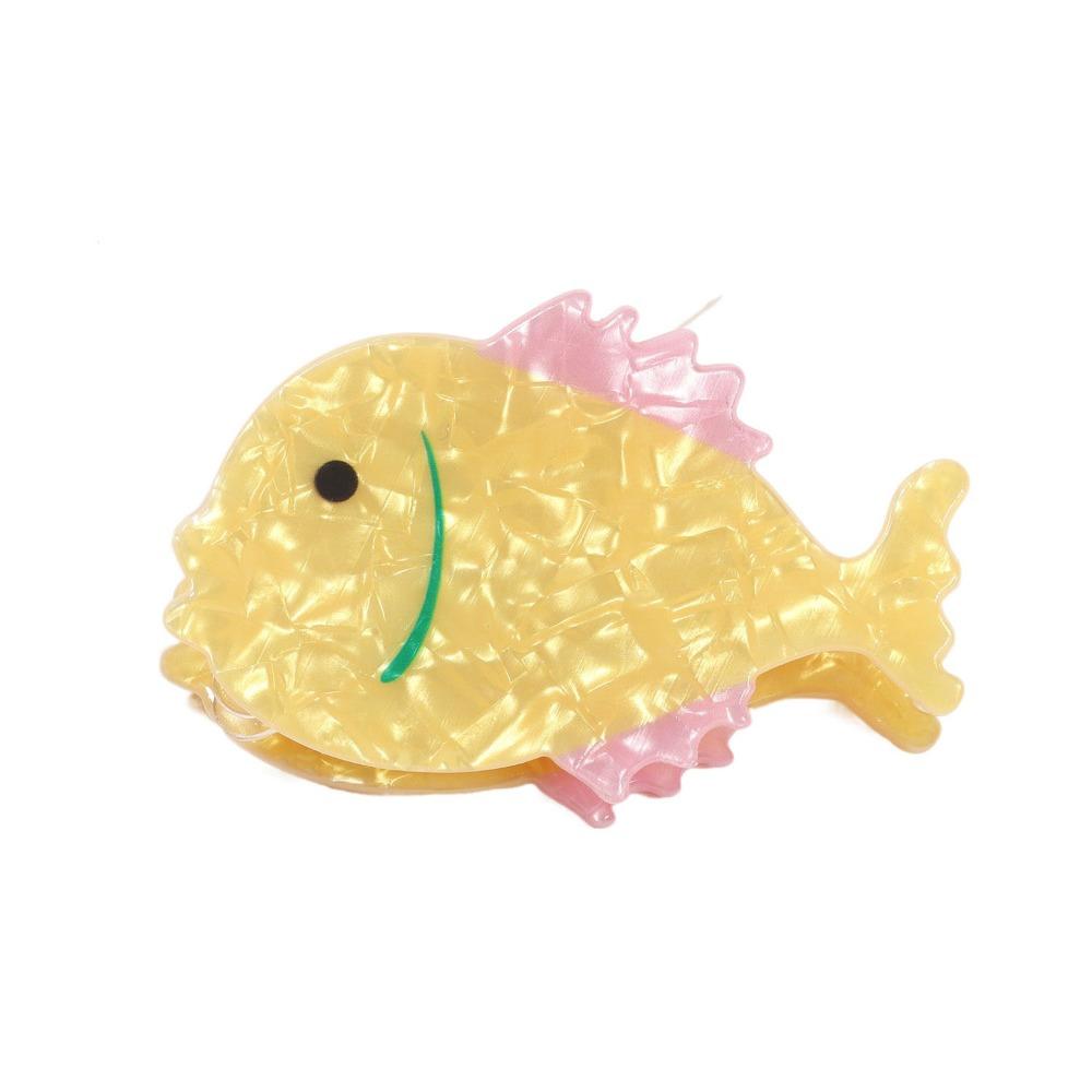 Animal PVC Claw Clip Non-slip Large Shark Clip Cute Fish Hair Claw Daily