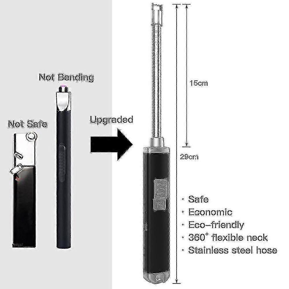 Arc Lighter Usb Rechargeable Flameless Electric Lighter_li