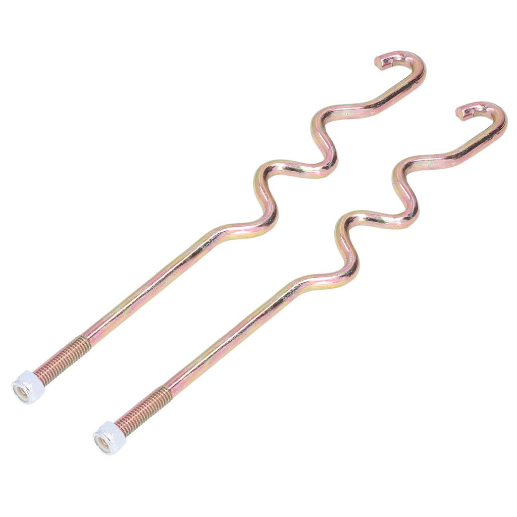 2PCS Club Car Battery Hold Down Rod 103357701 with Nut Replacement for Precedent 2008‑up