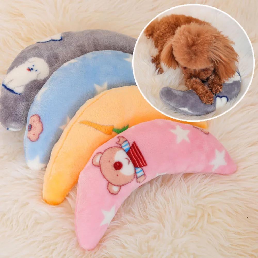 Soft And Comfortable Cats and Dogs Universal Pillow Puppy Chin Pad Cute Cartoon Print Cat Small Pillow, Suitable For Winter