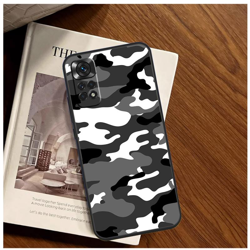 Army Camo Camouflage Case For Xiaomi Redmi Note 11 10 9 12 13 14 15 Pro Plus Cover For Redmi 15 C 10C 13C 12C 14C