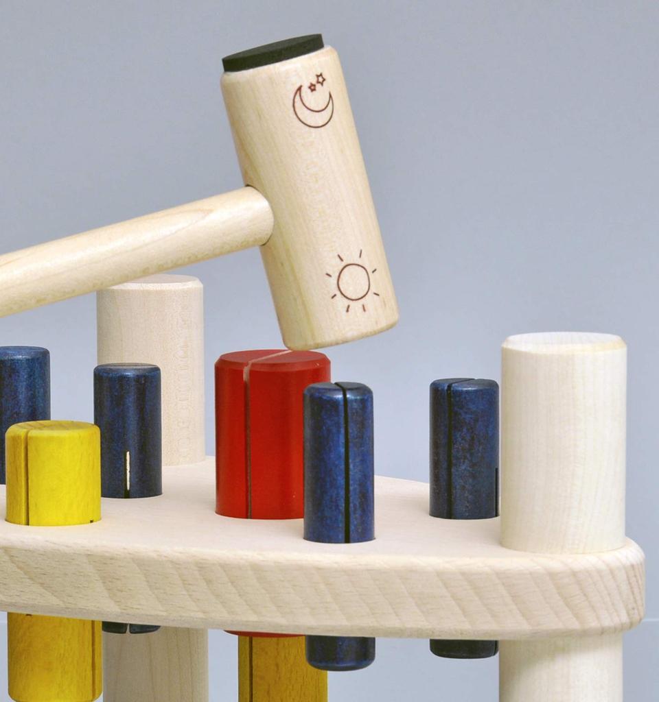 Forest Hammer Toy, Made In Japan, Building Blocks, Wooden Educational Toy, Made In Japan, Christmas Gift, Birthday Gift, Cute for Girls and Boys