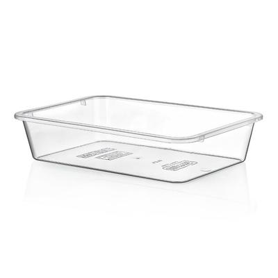 Rectangular Fridge Organizer Bin 1.7L BPA-Free Plastic 25x17x5.5cm