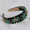 LALA Velvet Wide Jewel Hairband