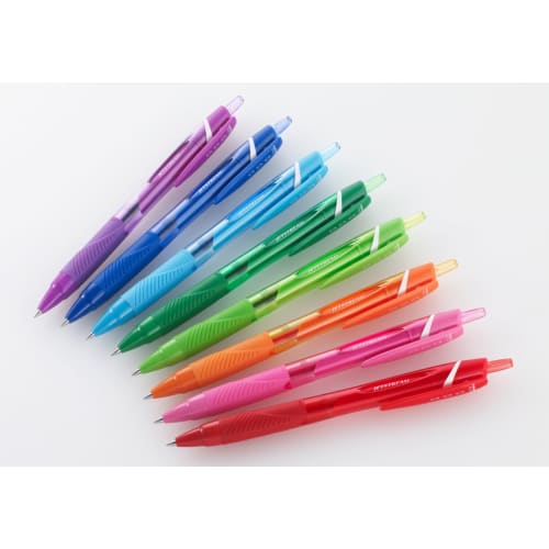 Mitsubishi Pencil Oil-Based Ballpoint Pen Jet Stream Color 10 Pieces 0.5 Red Easy to Write SXN150C05.15