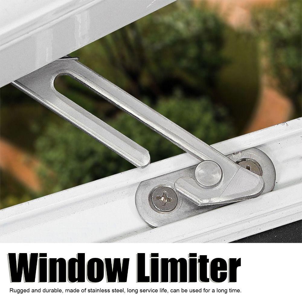 Right Mounting Safety Window Lock Adjustable Window Opening Restrictor Window Limiter  Safety