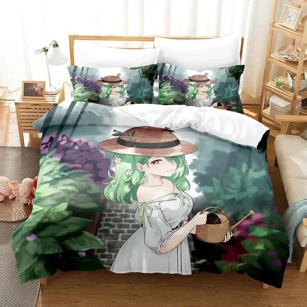 3DAnime Ceres Fauna Ch. hololive-EN Bedding Set Duvet Cover Bed Set Quilt Cover Pillowcase Comforter King Queen Size Boys Adult