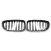 Gloss Black Front Bumper Kidney Grill Grilles For BMW 3 Series GT F34 2012-2019 320i 328i 335i XDrive Double Line M Style