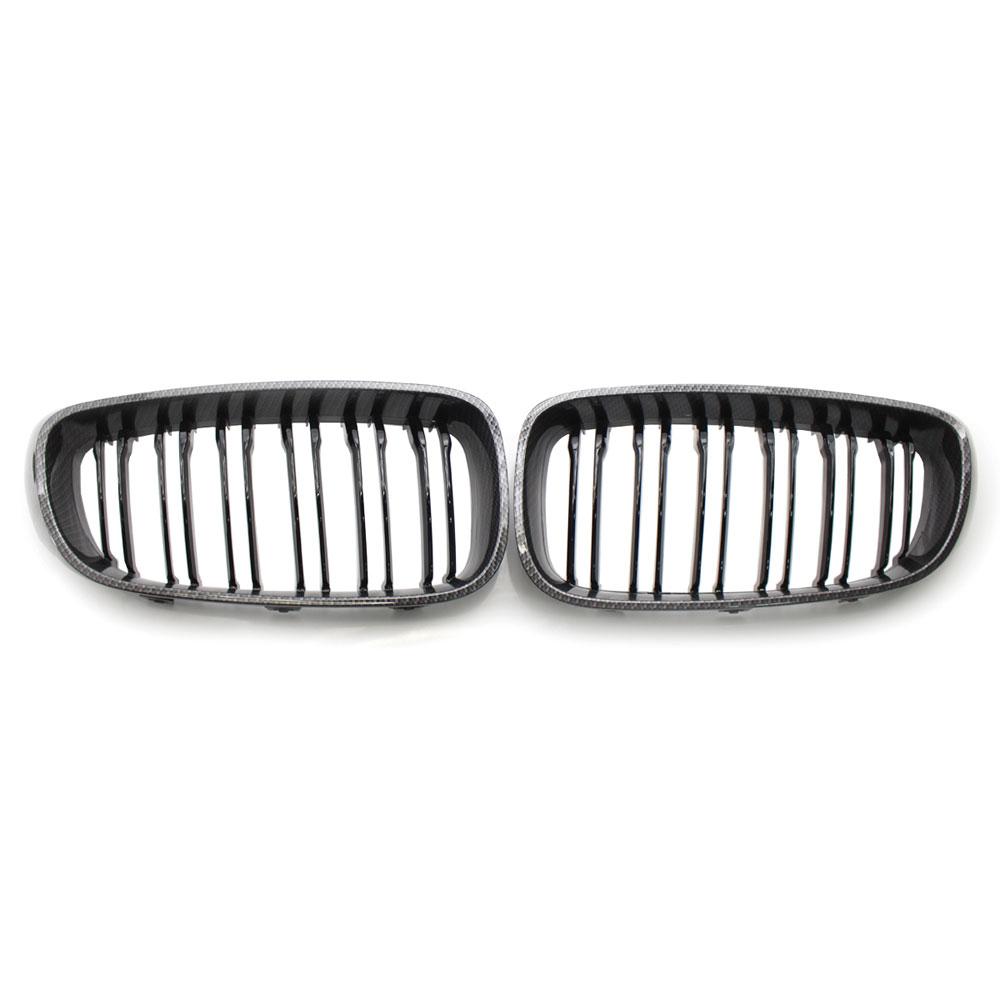 Gloss Black Front Bumper Kidney Grill Grilles For BMW 3 Series GT F34 2012-2019 320i 328i 335i XDrive Double Line M Style