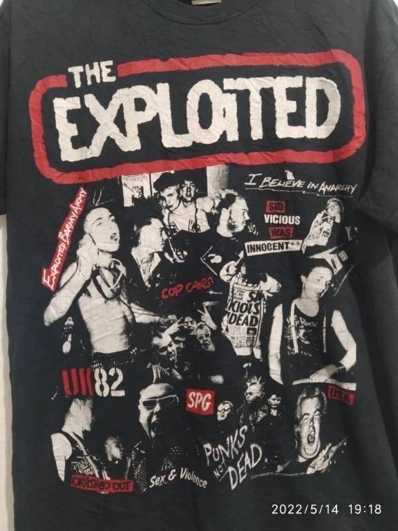 

Футболка унисекс с коротким рукавом The Exploited Band Черная S5XL KH13987 XXL