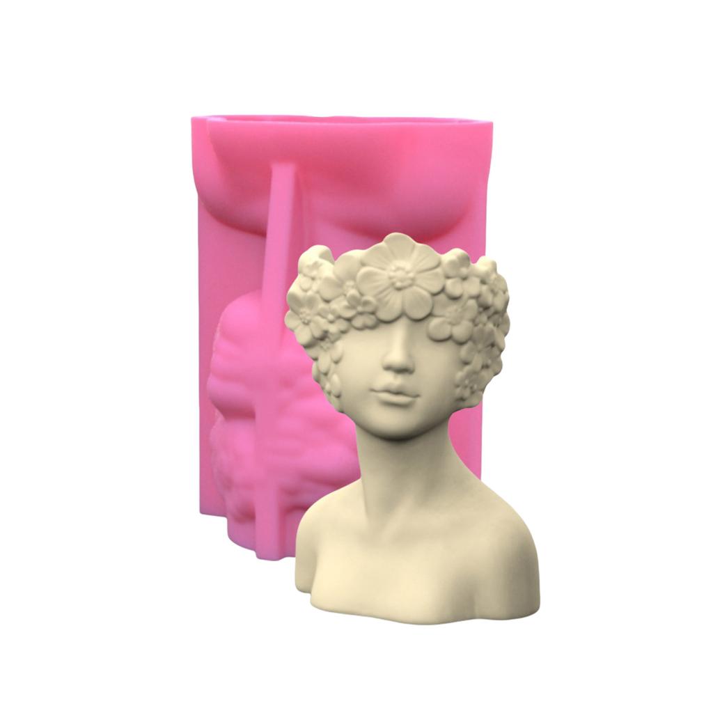 Silikonvaseformer Blomstervaseformer Kunstnerisk menneskelig figur Form Crafting Molds Kunstfigurformer Egnet for håndverk