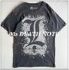 [USED] 00s DEATH NOTE Bleached S/S T-shirt Fade