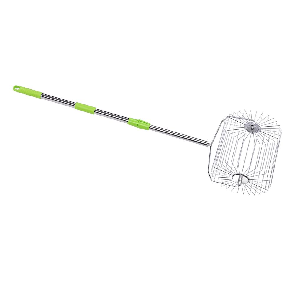 Tennis   Collector Roller Quick Rolling Picker Stainless Steel Multifunction Fruit Collector Garden Tool