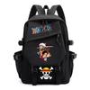 One Piece King Printed Backpack Elementary School Students Junior High School Students High School Students Large Capacity School Bag