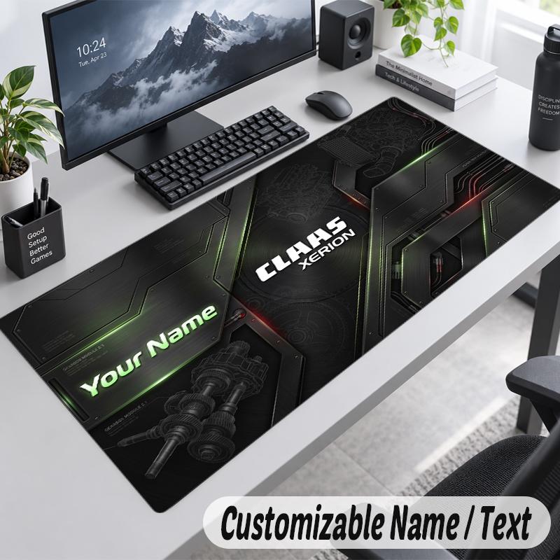 Custom Name Text Mouse Pad CLAAS Personalized Desk Pad For Work And Gaming