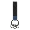 PATRICK COX BLACK KINGS Leather Keyring Keychain PXMW6FK1 - Black