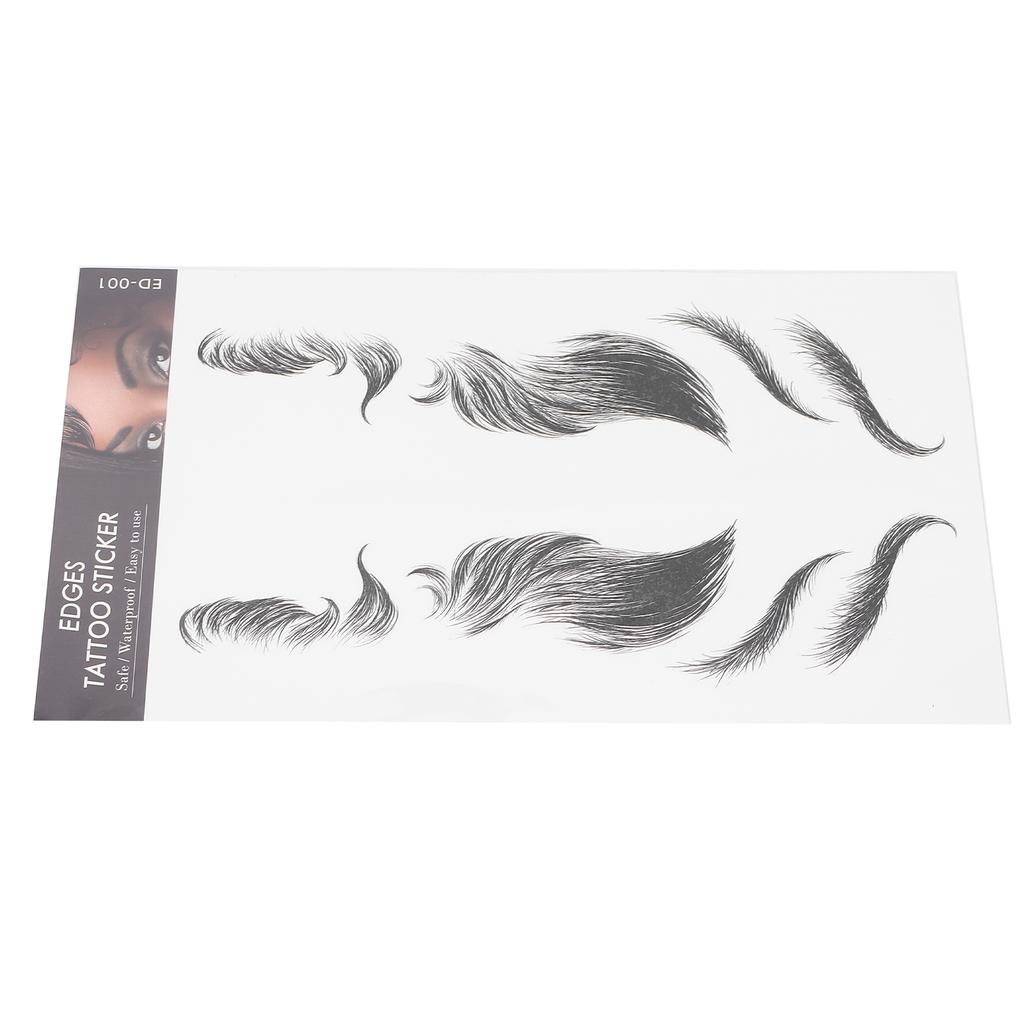 Women Edges Hairstyles Tattoo Hair Tattoo Sticker Edge Hair Waterproof Fake Hailine Sticker