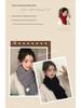 Women's Soft Thickened Knit Scarf - Korean College Style Neck Warmer for Autumn/Winter