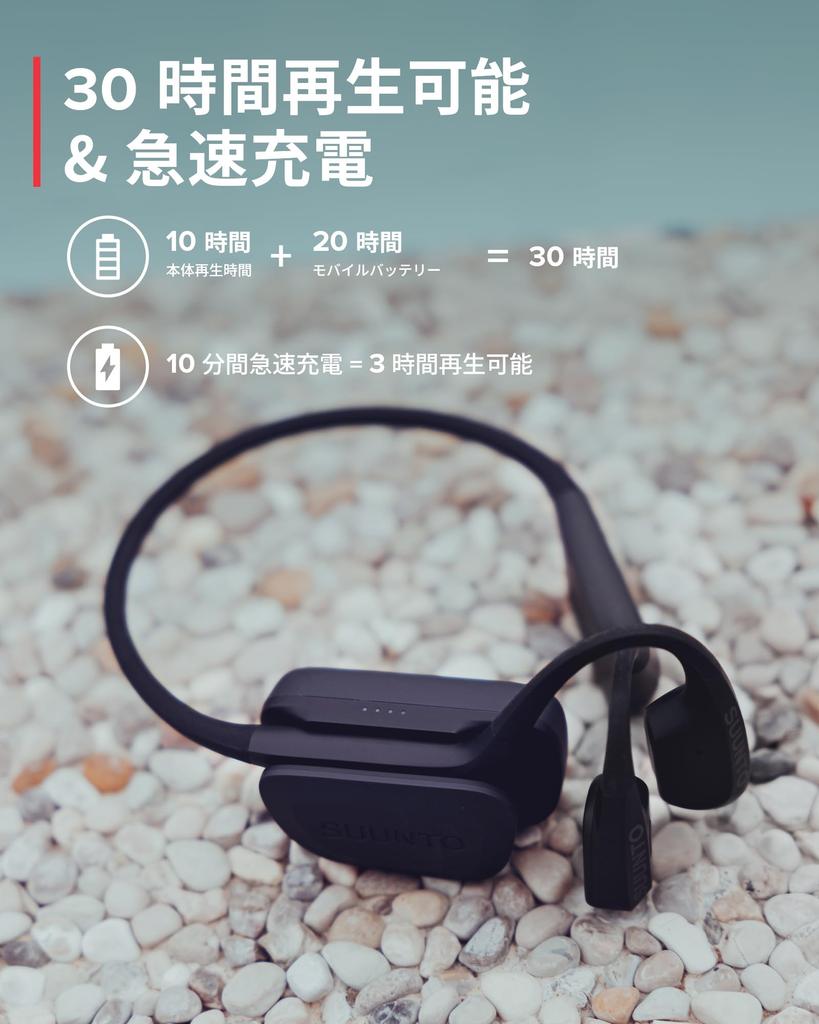 Suunto AQUA Bone Conduction Wireless Swimming IP68 Motion Posture Fatigue Hours 5m 32GB MP3 with Sports Compatible with Official Japanese Product