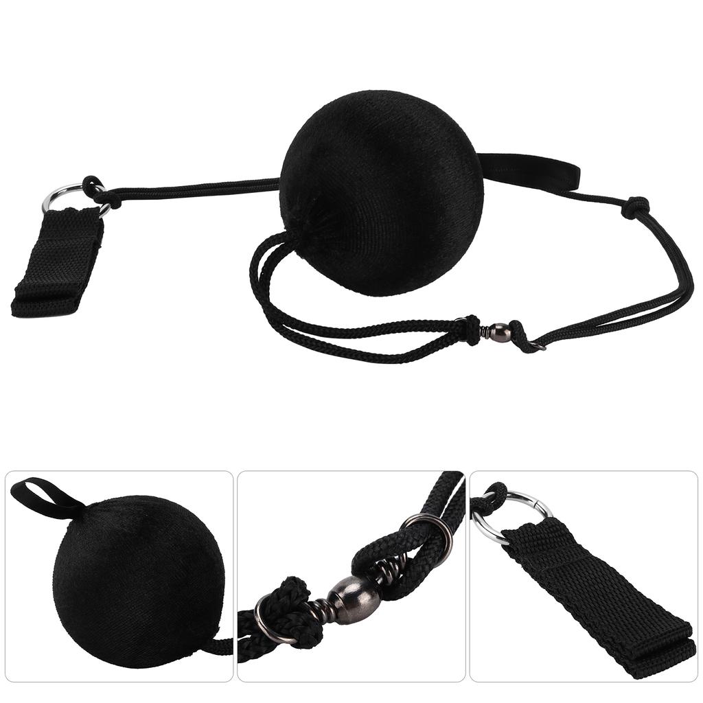 Dance Prop Soft Adjustable Chain Black Poi Chain Ball for Women Belly Dance Training Performance
