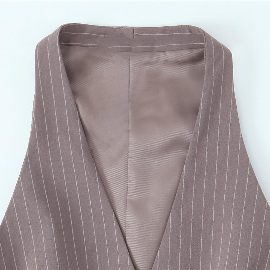 2025 Frühling Damen Slim Weste mit Gürtel V-Ausschnitt Top