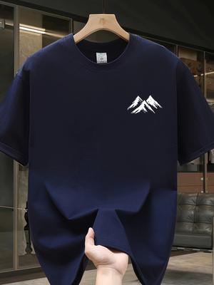 Mens Heavyweight 100 Cotton Graphic Tshirt Lightweight and Breathable Comfortable Casual Wear Trendy Machine Washable