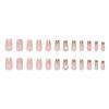 Trendy Leopard Pattern Artificial Nail Press on Nail False Nail with Rhinestones Designs Stick on Nail For Women