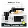 Car drink holder with tray, cup holder, drink and food storage, stable, easy to install, easy to use, multi-functional, non-slip, convenient storage,