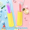 10Pcs Reusable Colorful Ice Pop Sleeves Popsicle Bags Antifreezing Sets Insulated Ice Holder Freezer Pop Holders Neoprene Sleeve