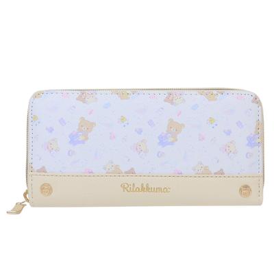 Peňaženka Sanrio s leopardím vzorom a dizajnom Rilakkuma Three-Leather