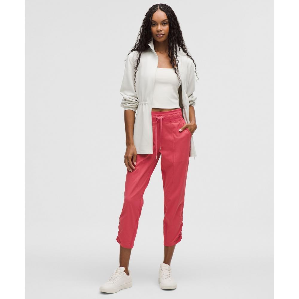 Lululemon Dance Studio Mid Rise Cropped Pant Desert Red