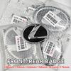 Car Front Grille Hood Bonnet Emblem Rear Trunk Bumper Badge Sticker for CT200h IS ES NX RX UX GX GS F Sport Accessories