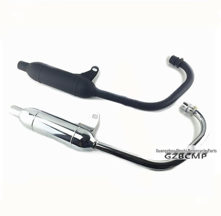 CG125 Retro Muffler: Short Torpedo Exhaust Pipe Accessory