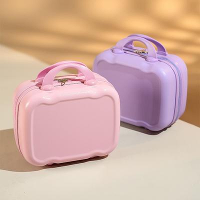 14 In Lightweight Small Travel Suitcase Cosmetic Box Waterproof Hand Luggage Organizer Makeup Case Portable Small Boarding Case