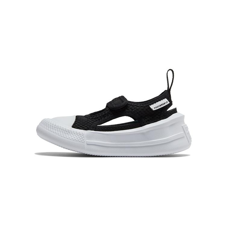 New Converse Anti-Slip Wear-Resistant Low-Top Sandal Black White Infant And Toddler A03658C