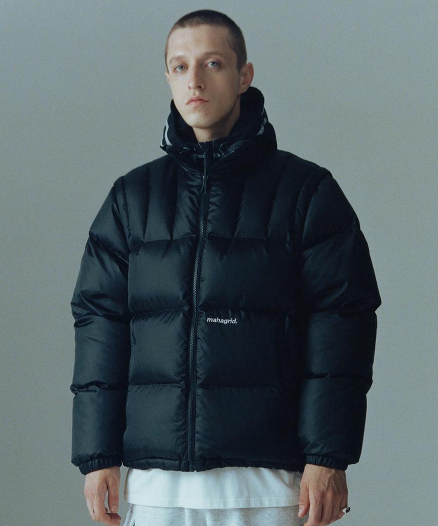 Mahagrid Detachable Down Puffer Black(Mg2Dwmb901A)