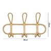 Rattan Wall Hooks Rattan Hanger Kids Garments Organizer Rack Clothes Hat Hanging Hook Kids Room Decor Hangers Clothing Storage