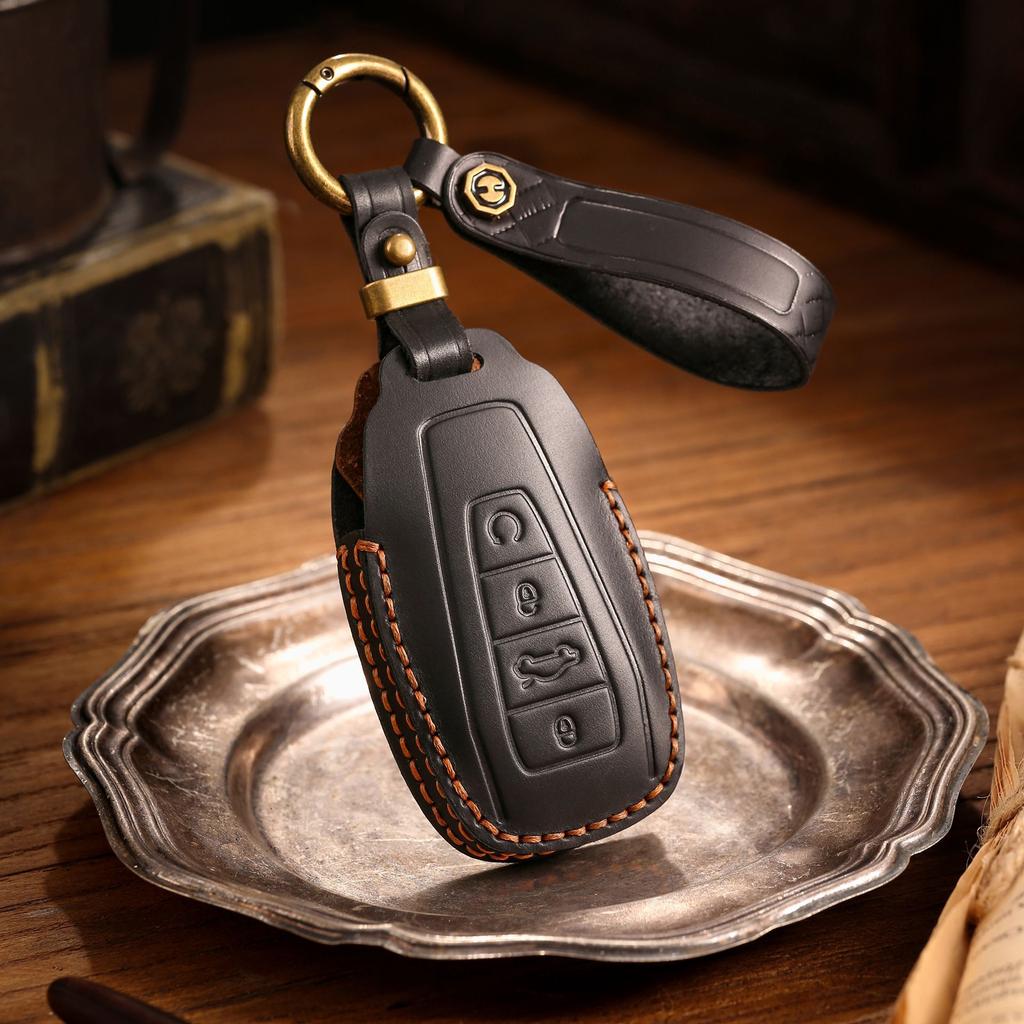 Applicable To 24 Geely Xingyue L Key Set 2.0T Yunqi Skyrim Version Car High-end Leather Bag Protective Case Buckle