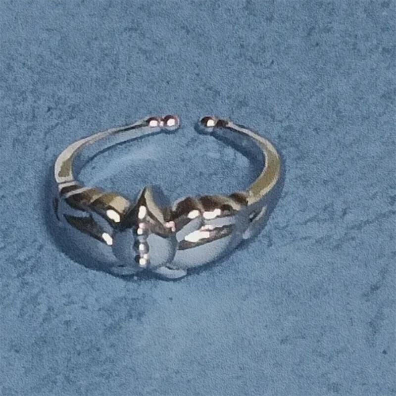 Anime Frieren Cosplay Rings Unisex Adjustable Opening Flower Ring Jewelry Gifts