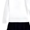 Polo Ralph Lauren Color Block Logo Long Sleeve Dress Kids Dresses White 313950935-001
