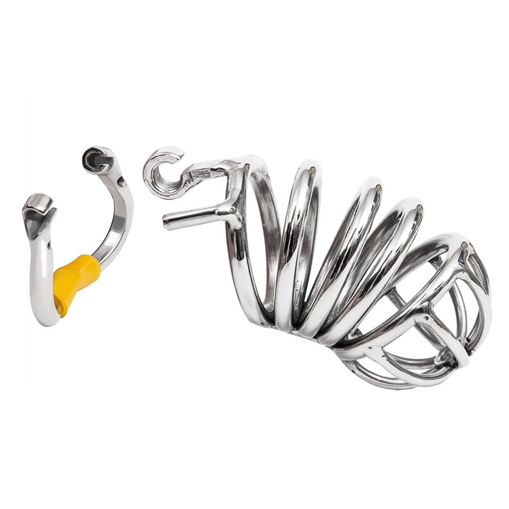 Ergonomic Stainless Steel Stealth Lock Male Chastity Device,Cock Cage,Penis Lock,Cock Ring,Chastity Belt, S053