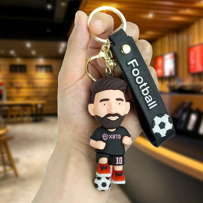Lionel Messi Kreskówkowa Gwiazda Brelok Urocza Torba Samochodowa Zawieszka Ozdoba Lalka Prezent