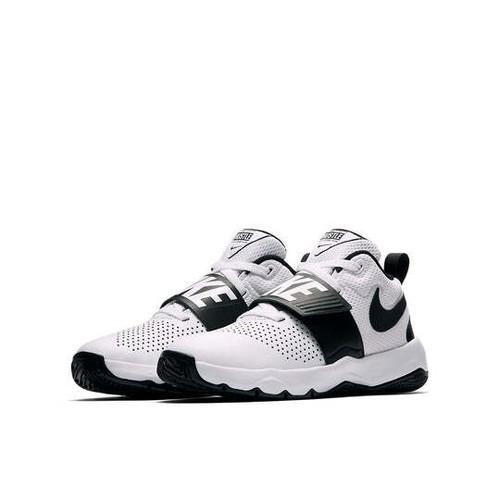Nike Team Hustle D8 GS Белый Черный 881941-100 EU 36 чёрный/белый