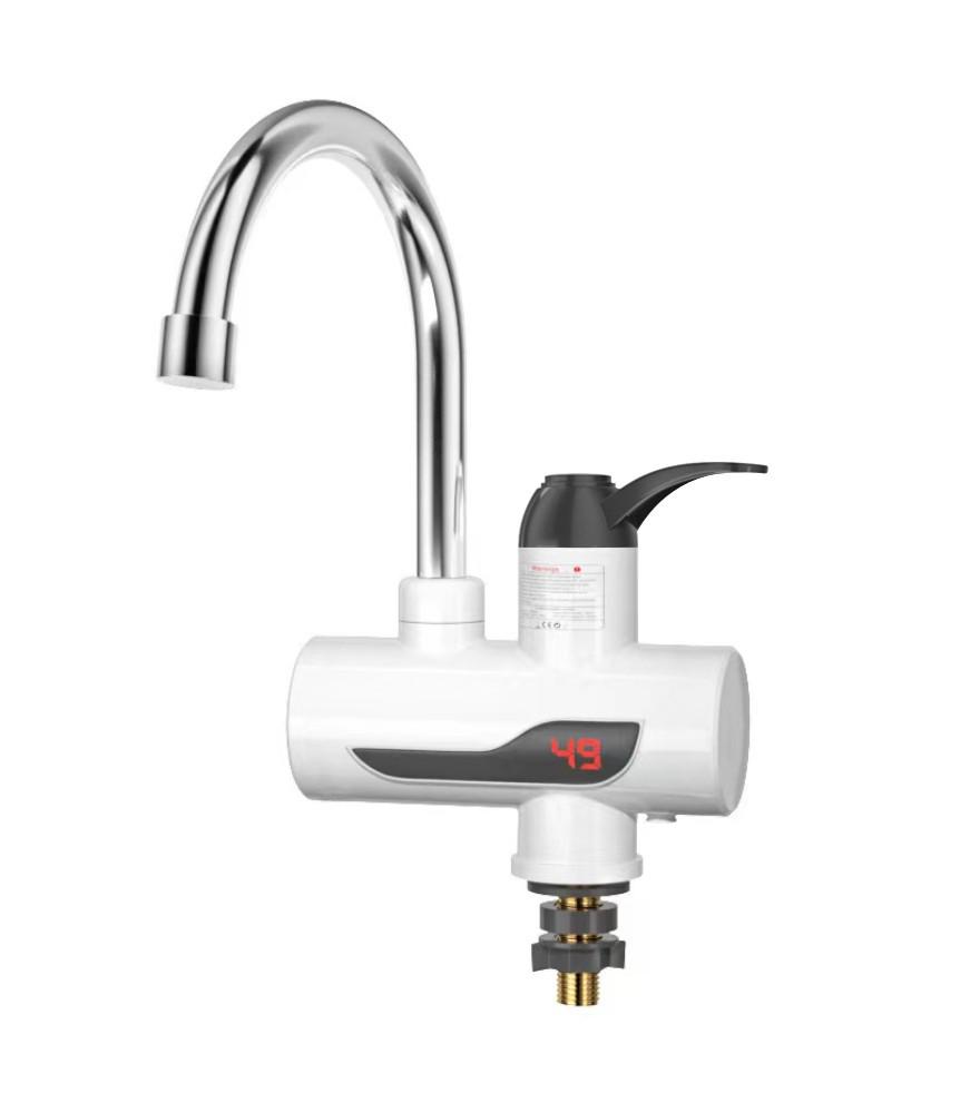 Natychmiastowy Elektryczny Kran Bojler z Cyfrowym Wyświetlaczem do Pryszniców Gorącej i Zimnej Wody