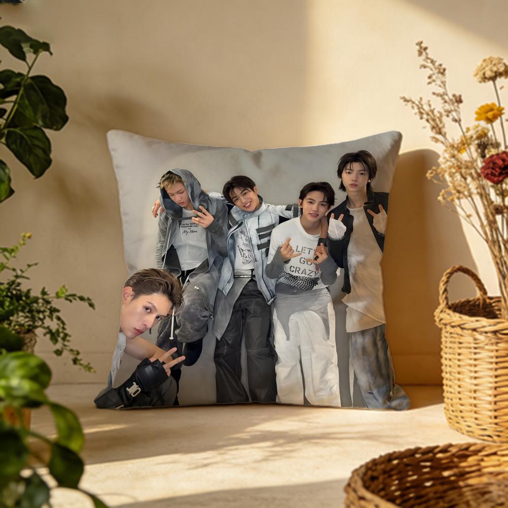 Fashion CCORTISful Cushion Cover Versatile DoubleSided Pillow Case Fit for Sofa Bed Car  Daily Decor