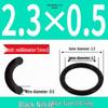 Durable Nitrile Rubber O-Ring, Wire Diameters 0.4-0.8mm, Waterproof & Wear-resistant Sealing Ring