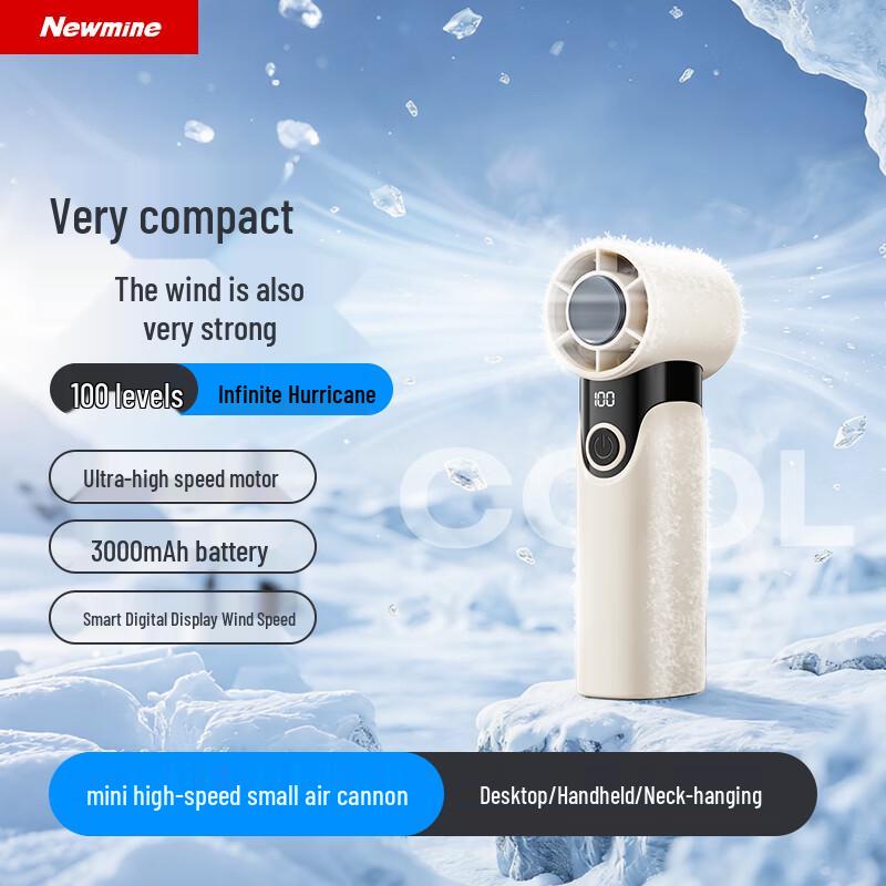 Newmine Portable USB Rechargeable Mini Fan