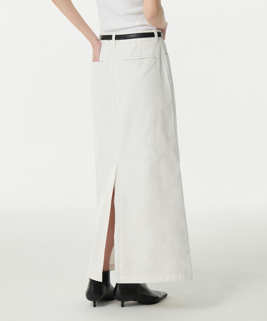 Musinsa Standard Woman Women'S Cp Maxi Skirt [White]