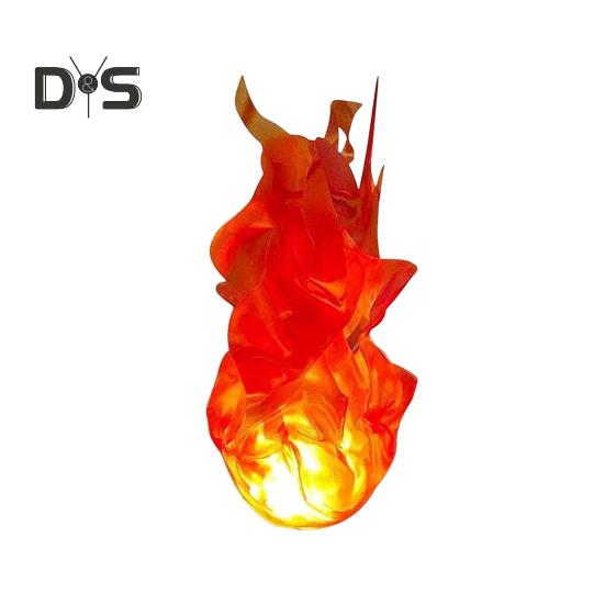 

Хэллоуин плавающий огненный шар искусственное пламя плавающий светодиодный шар реквизит освещенный огненный шар декор украшение на Хэллоуин красный